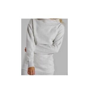 Gymshark mock neck grey sweatshirt large